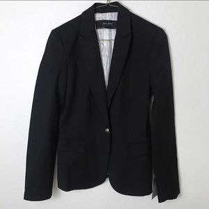Zara Basics Black Schoolboy Blazer XS